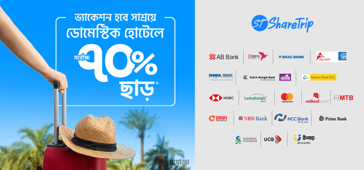 Save up to 70% Discount on Domestic Hotels/Resorts using selected Bank Cards and Mobile Financial Services image